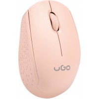 Mysz Bezprzewodowa Ugo Pico MW100 1600dpi Pink Optyczna USB