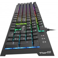 Klawiatura Dla Graczy Genesis Thor 210 RGB Hybrydowa Podświetlenie RGB