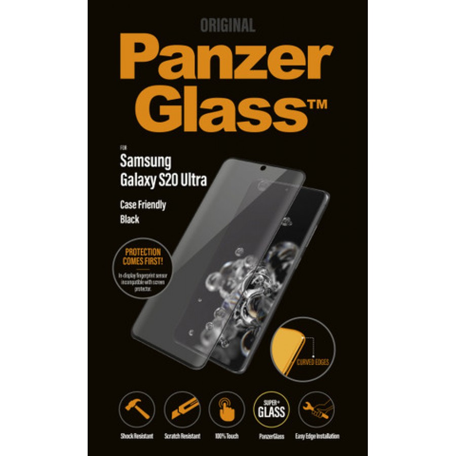 Szkło Hartowane Panzerglass Do Samsung Galaxy S20 Ultra Czarny