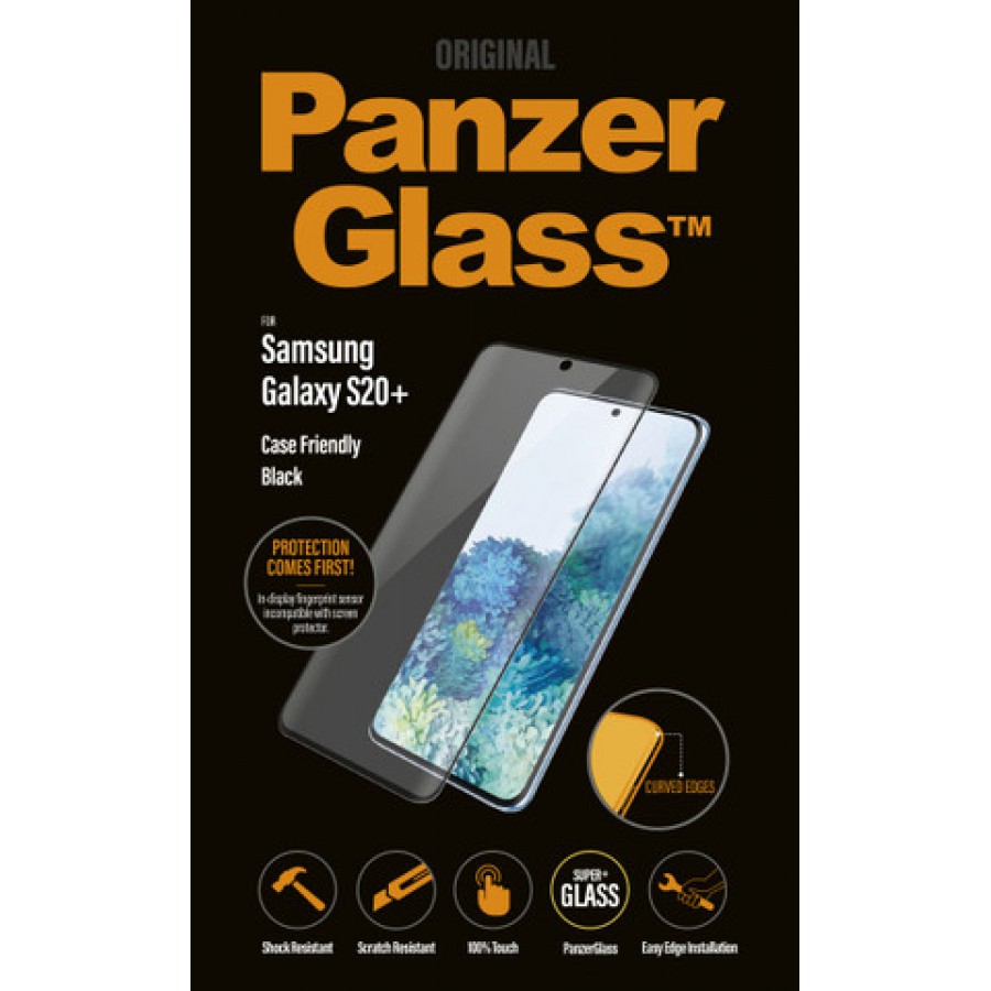 Szkło Hartowane Panzerglass Do Samsung Galaxy S20+ Czarny