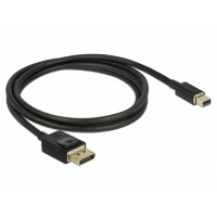 Kabel Displayport Mini(M)->Displayport(M) V1.4 1m 8k Czarny Delock