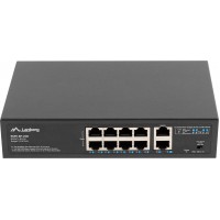 Switch Lanberg 8x 100Mb POE+/2x 1Gb Rack 10"/19" Gigabit Ethernet 120W