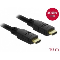 Kabel HDMI M/M V2.0 10m Aktywny Czarny Delock