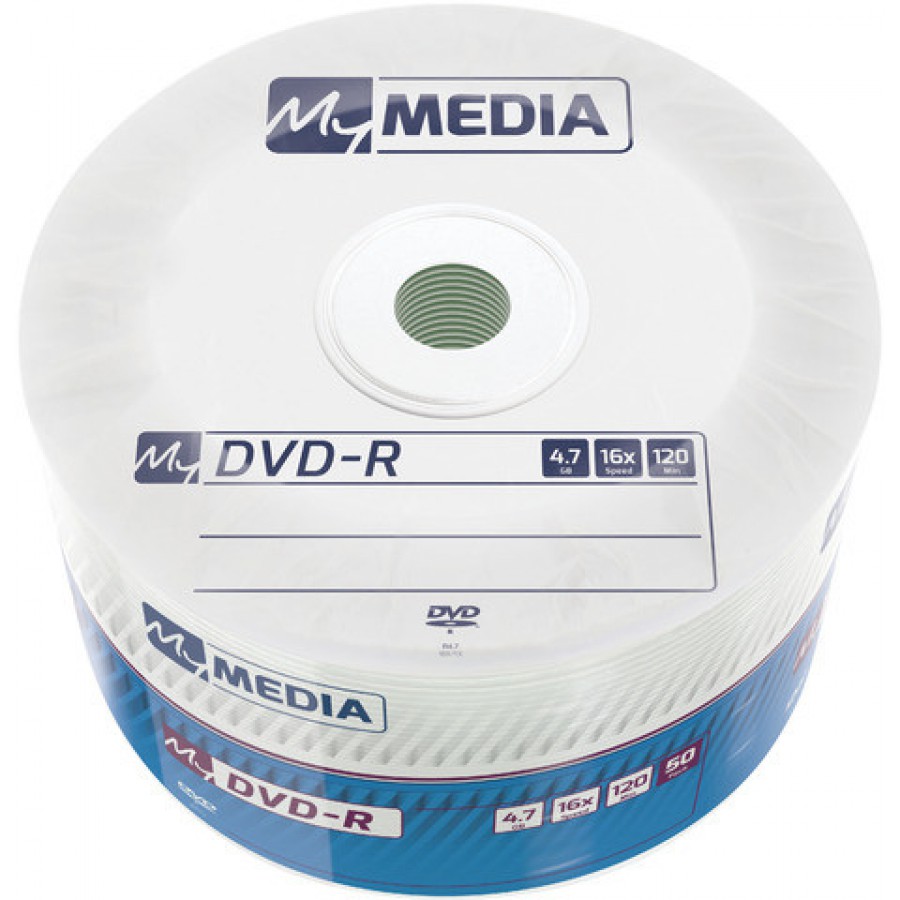 DVD-R My Media 4.7GB X16 Wrap 50 Spindle