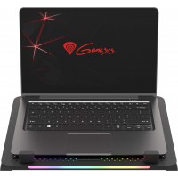 Podstawka Chłodząca Pod Laptopa Genesis Oxid 450 RGB 15.6" Z Wentylatorem, Podświetlenie, 2 USB