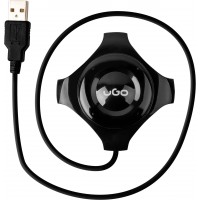 Hub USB 2.0 Ugo Maipo Hu50 4-Porty + Port DC 3.5 Czarny