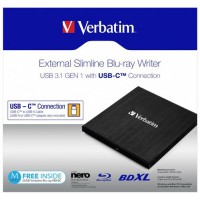 Napęd Zewnętrzny Verbatim Blu-Ray X4 USB-C 3.1