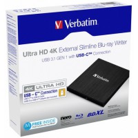 Napęd Zewnętrzny Verbatim Blu-Ray X6 Ultra HD 4k USB-C 3.1