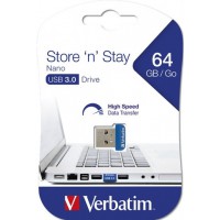 Pendrive Verbatim 64GB Nano Store USB 3.0