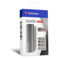 Dysk Zewnętrzny Verbatim Vx500 SSD 480GB 2,5" USB-C 3.1 Czarny