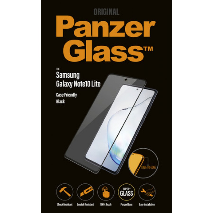 Szkło Hartowane Panzerglass Do Samsung Galaxy Note 10 Lite Czarny Do Etui