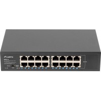 Switch Lanberg RSGE-16 16x 1Gb Gigabit Ethernet Rack 10"/19"