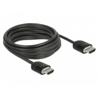 Kabel HDMI M/M V2.0 5m 4k 60Hz Czarny Potrójnie Ekranowany Premium Delock