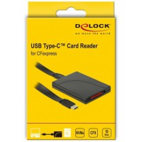 Czytnik Kart Delock USB-C 3.1 Gen 2 CFast NVME 10Gb/s