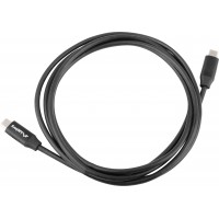 Kabel USB-C M/M 2.0 1.8m Czarny Premium QC 4.0 PD Lanberg