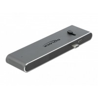 Stacja Dokująca Uniwersalna Delock USB-C(M)->2x USB 3.2, HDMI, SD, 1x Thunderbolt