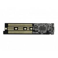 Obudowa SSD Zewnętrzna Delock M.2 NVME USB Type-C 3.1 Gen 2 Przeźroczysta