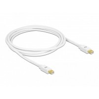 Kabel Displayport Mini M/M 20 Pin V1.2 1.5m 4k Biały Delock