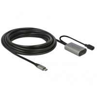 Przedłużacz USB-C M/F 3.1 5m Czarny Delock