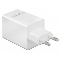 Ładowarka Sieciowa Delock 1 X USB C (F) 3A 100-240V 60 W Biała