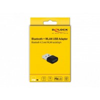 Bezprzewodowa Karta Sieciowa USB AC-433 Dual Band 2,4/5 GHz Wewnętrzne Anteny Z Bluetooth 4.2 Delock