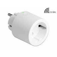 Gniazdko Smart Home Plug Wifi 2.4GHz 16A MQTT Okrągłe Delock