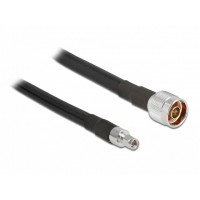 Kabel Antenowy N(M) -> RP-SMA(M) 10m Niski Poziom Strat CFD400 LLC400 Delock