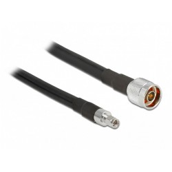 Kabel Antenowy N(M) -> RP-SMA(M) 10m Niski Poziom Strat CFD400 LLC400 Delock