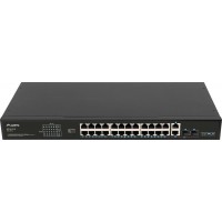 Switch Lanberg Rsfe-24p-2c-360 24x 100Mb POE+/2x Combo Rack 19" Gigabit Ethernet 360W