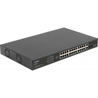 Switch Lanberg Rsfe-24p-2c-360 24x 100Mb POE+/2x Combo Rack 19" Gigabit Ethernet 360W