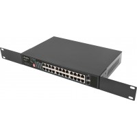 Switch Lanberg RSGE-24P-2S-250 24x 1Gb POE+/2x SFP Rack 19" Gigabit Ethernet 250W