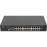 Switch Lanberg RSGE-24P-2S-250 24x 1Gb POE+/2x SFP Rack 19" Gigabit Ethernet 250W