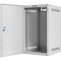 Szafa Instalacyjna Rack Wisząca 10" 9u 280x310 Szara Drzwi Metalowe Lanberg Flat Pack