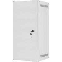 Szafa Instalacyjna Rack Wisząca 10" 12u 280x310 Szara Drzwi Metalowe Lanberg Flat Pack