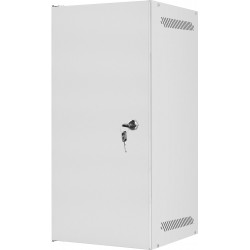 Szafa Instalacyjna Rack Wisząca 10" 12u 280x310 Szara Drzwi Metalowe Lanberg Flat Pack