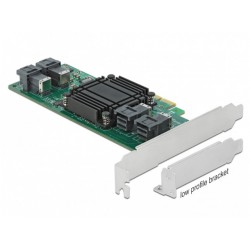 Karta PCI Express X8->4x Sff-8643 Nvme Low Profile Delock