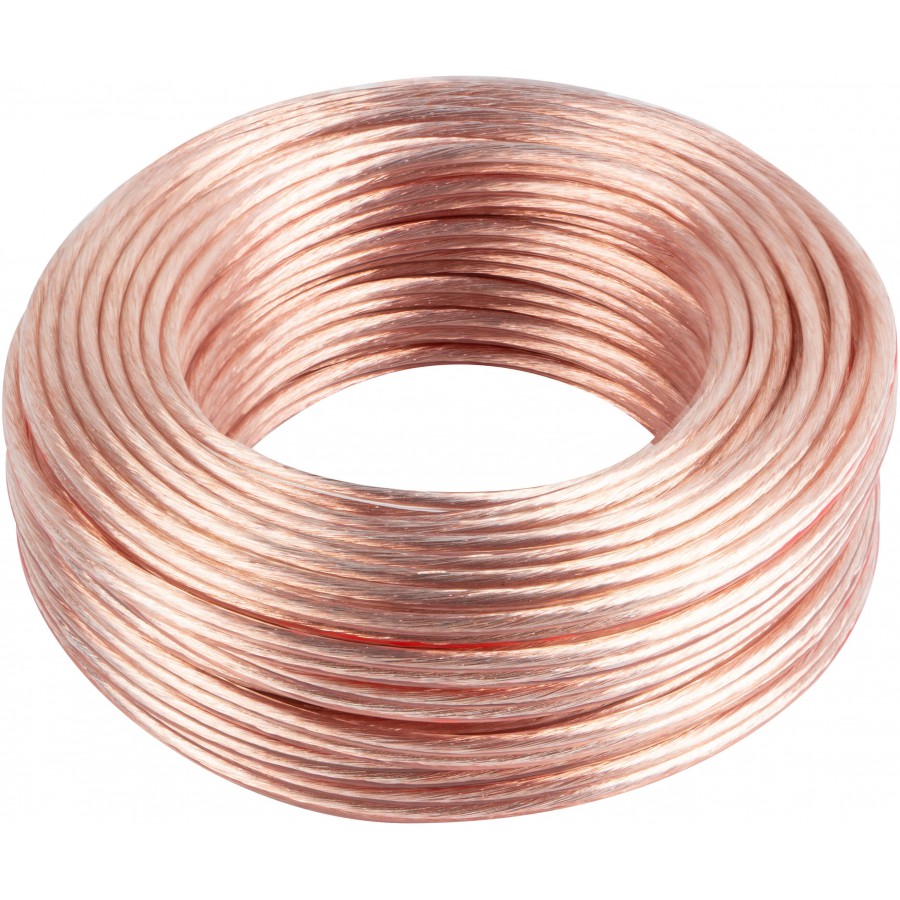 Kabel Głośnikowy 2x4.0mm2 25m Przezroczysty Lanberg