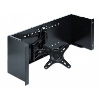 Wysięgnik Do Montażu Monitora W Szafach Rack 19" 4u 10kg Czarny Delock