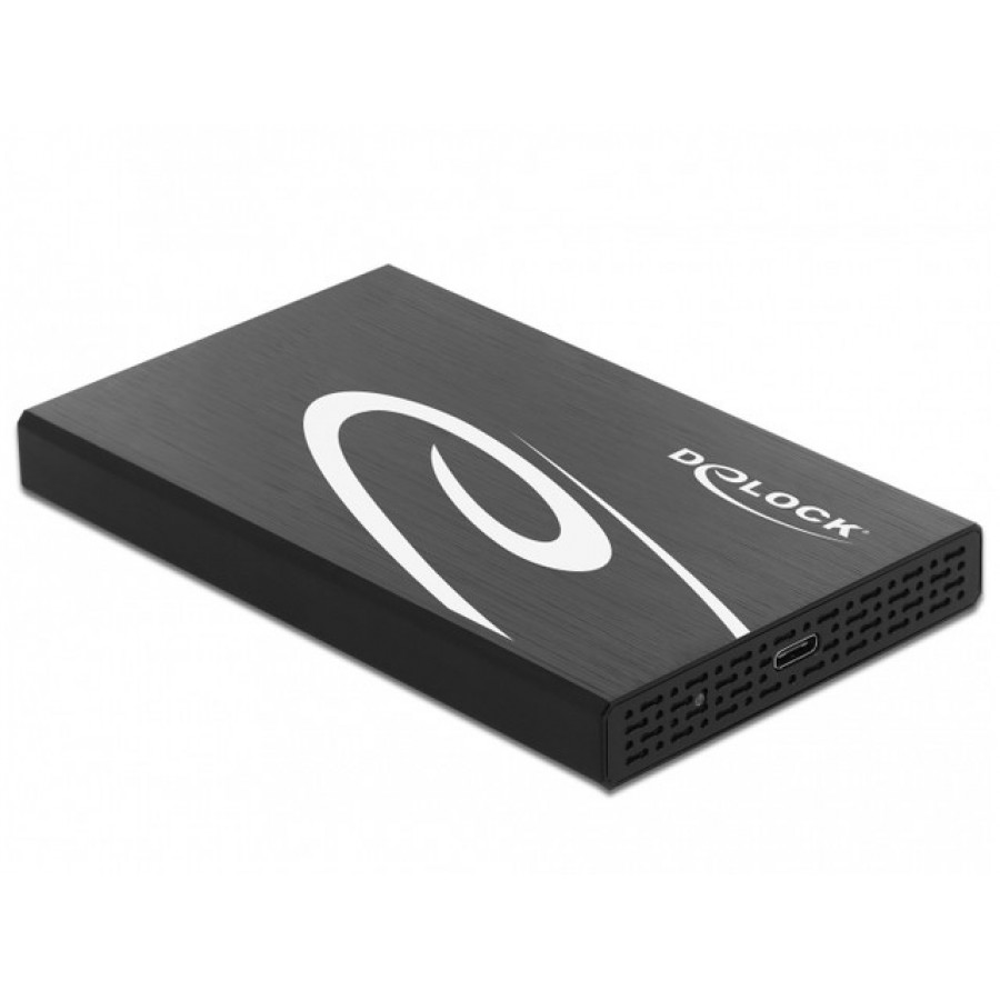 Obudowa HDD/SSD Zewnętrzna Delock SATA 2.5" USB-C 3.1 Gen 2 Czarna