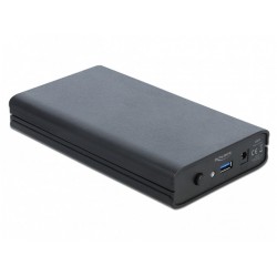 Obudowa HDD/SSD Zewnętrzna Delock SATA 3.5" USB-C 3.1 Gen 1 Czarna