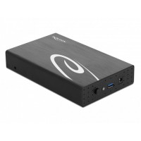 Obudowa HDD/SSD Zewnętrzna Delock SATA 3.5" USB-C 3.1 Gen 1 Czarna