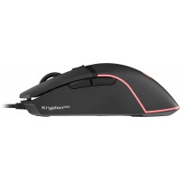 Mysz Dla Graczy Genesis Krypton 220 6400dpi RGB Czarna Gamingowa Programowalna