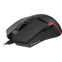 Mysz Dla Graczy Genesis Krypton 220 6400dpi RGB Czarna Gamingowa Programowalna