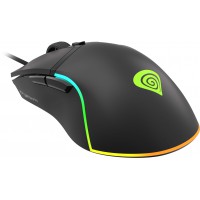 Mysz Dla Graczy Genesis Krypton 220 6400dpi RGB Czarna Gamingowa Programowalna