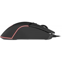 Mysz Dla Graczy Genesis Krypton 220 6400dpi RGB Czarna Gamingowa Programowalna