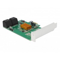 Karta PCI Express X1->4x Internal SATA+Low Profile Delock