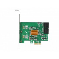 Karta PCI Express X1->4x Internal SATA+Low Profile Delock