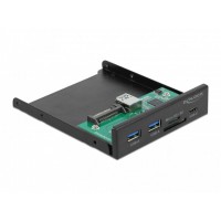 Frontpanel Delock 2x USB-A 3.1/USB-C 3.1/Gniazdo SD/Gniazdo Micro SD