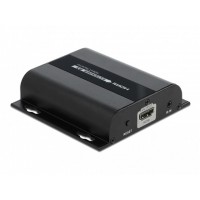 Odbiornik Delock HDMI/Minijack 3.5 Mm/ RJ-45 Video Over IP Czarny