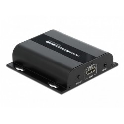 Nadajnik Delock HDMI/Minijack 3.5 Mm/RJ-45 Video Over IP Czarny